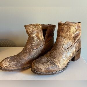 Dibe True Distressed Booties - Size 6